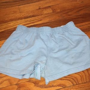 Sky blue soffe low rise shorts